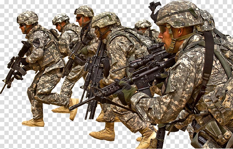 soldiers holding rifles, The Pentagon Military United States Armed Forces United States Army, Soldier transparent background PNG clipart