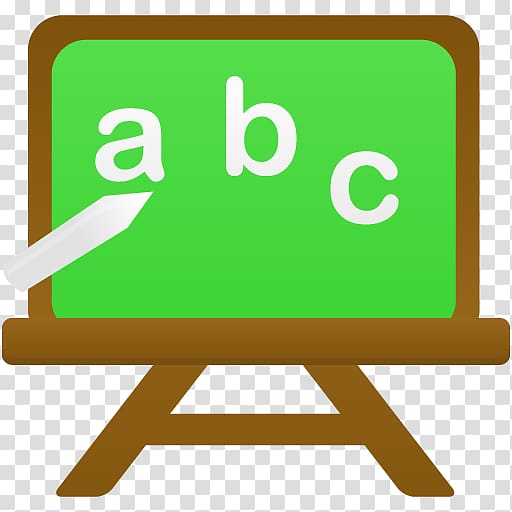 chalk board displaying abc , area text symbol, Lessons transparent background PNG clipart