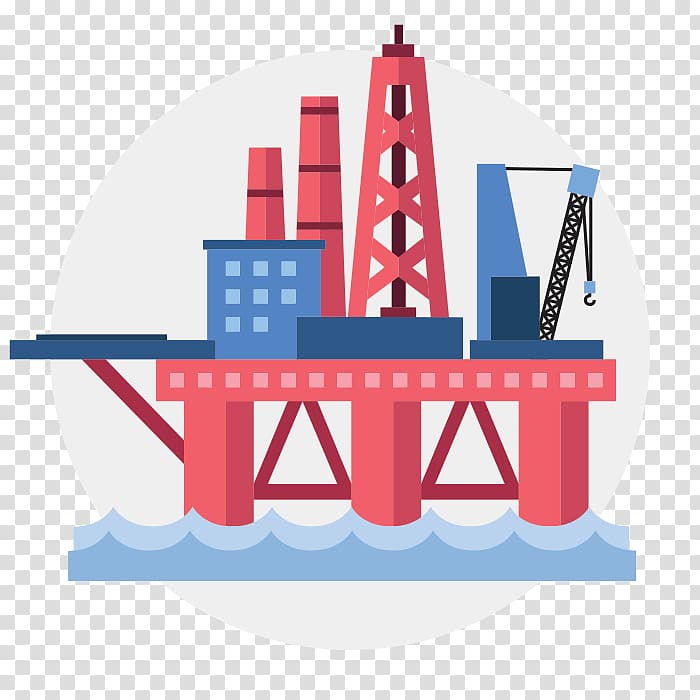 Oil platform Drilling rig Petroleum industry, crane transparent background PNG clipart