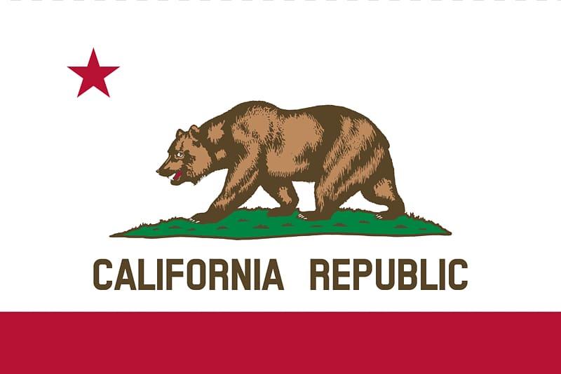 Flag of California California Republic Mexicanu2013American War, California Bear transparent background PNG clipart