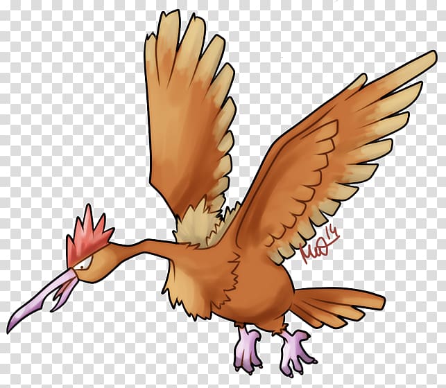 Pokémon Gold and Silver Pokémon FireRed and LeafGreen Pokémon Crystal Pokémon Red and Blue Fearow, Spearow transparent background PNG clipart