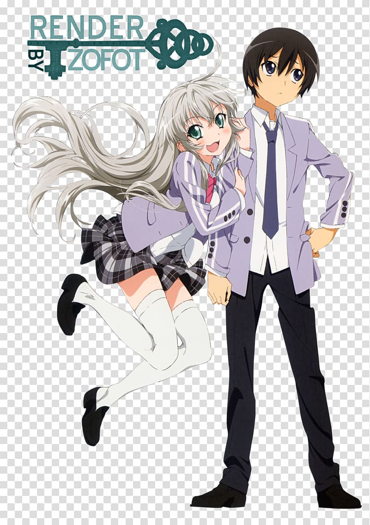 Nyaruko: Crawling with Love Mahiro Yasaka Nyarlathotep Anime Manga, Anime transparent background PNG clipart