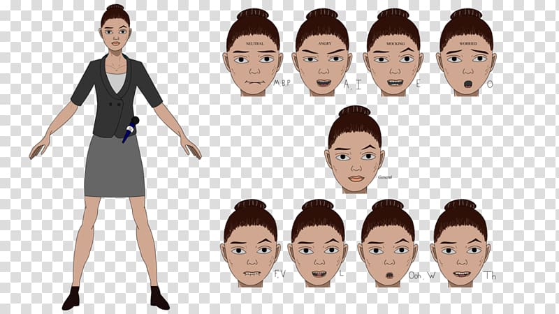 Model sheet Cartoon Facial expression Animation Character, Animation transparent background PNG clipart