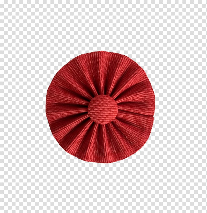 Red Textile Button Cockade Blue, Button transparent background PNG clipart