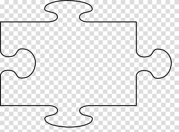 Line Angle Point White, Puzzle Piece Template transparent background PNG clipart