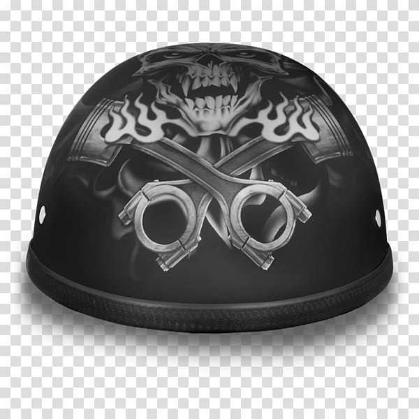Motorcycle Helmets Bicycle Helmets Daytona Beach, Skull Motorcycle transparent background PNG clipart
