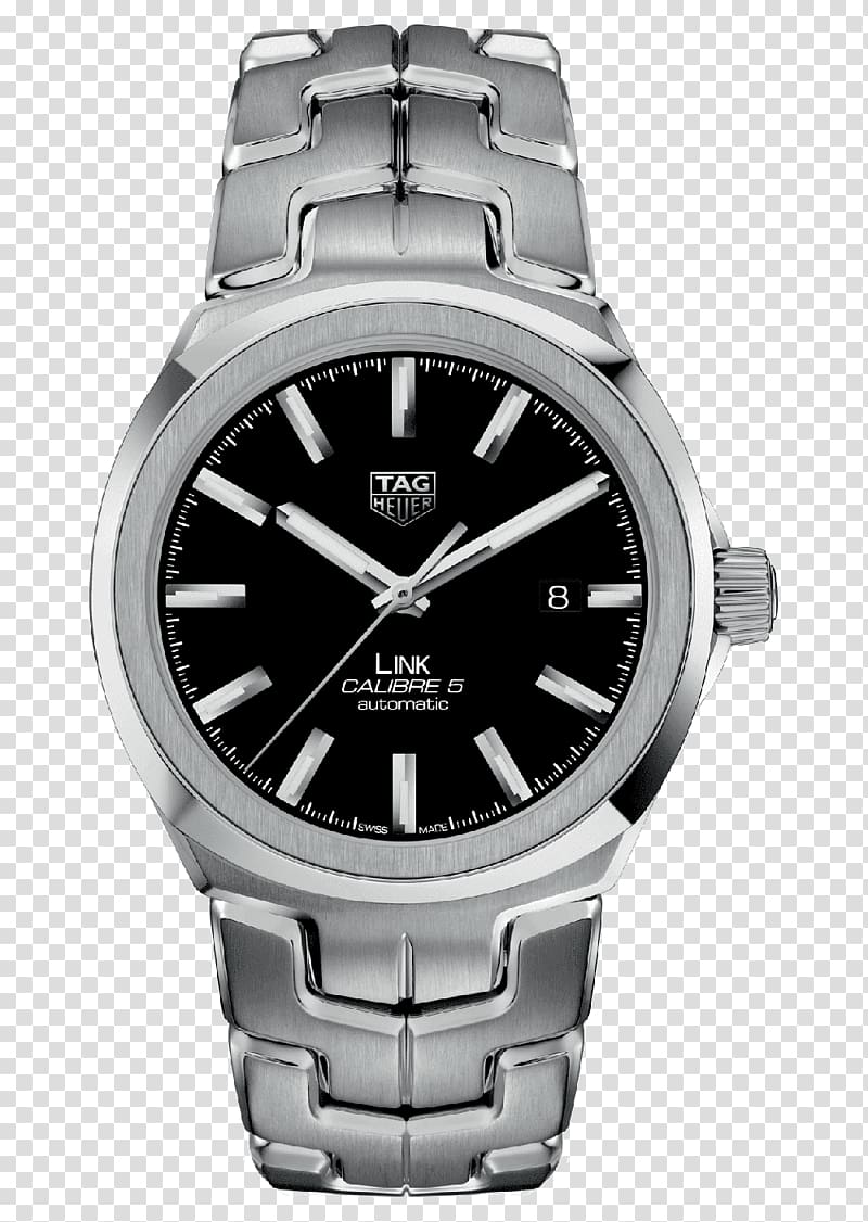 TAG Heuer Carrera Calibre 5 TAG Heuer Monaco Automatic watch, watch transparent background PNG clipart