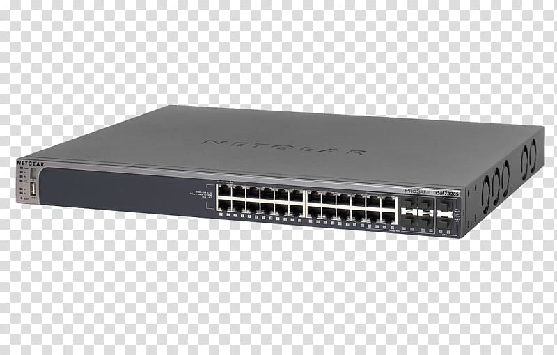 Stackable switch Network switch Gigabit Ethernet Small form-factor pluggable transceiver Port, Switch cisco transparent background PNG clipart