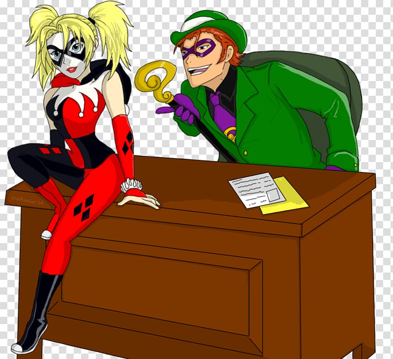 Joker Harley Quinn Riddler Poison Ivy Catwoman, joker transparent background PNG clipart