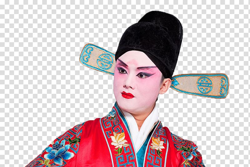 Actor Peking opera , Serious Peking Opera actor transparent background PNG clipart