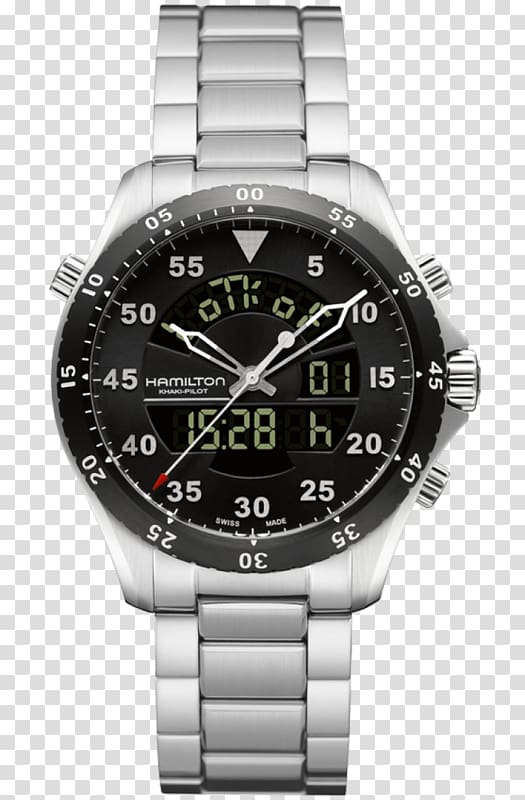 Hamilton Watch Company Quartz clock Timer 0506147919, watch transparent background PNG clipart