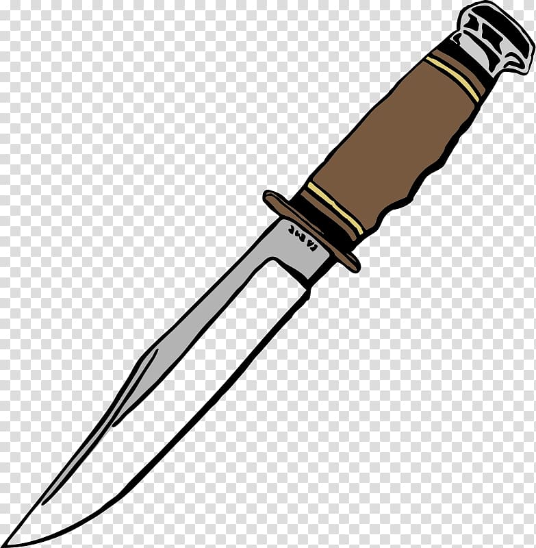 Bowie knife Kitchen Knives , knife transparent background PNG clipart