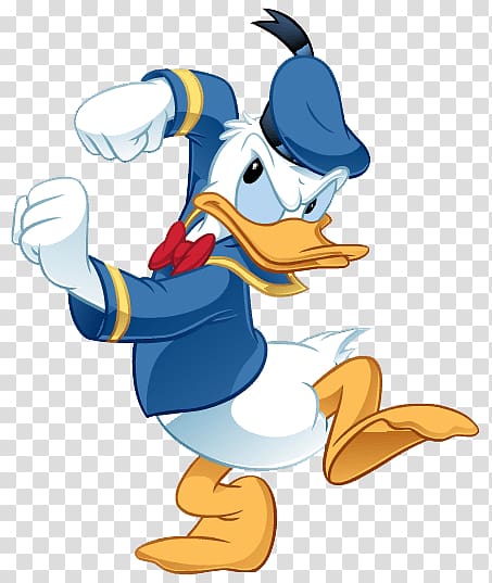 Donald Duck , Donald Duck Angry transparent background PNG clipart