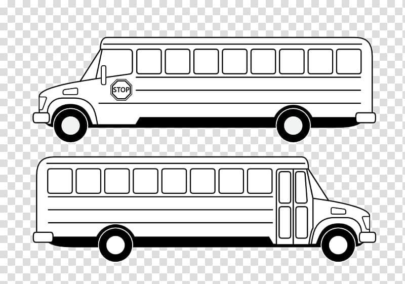 School bus Black and white , School Bus Graphic transparent background PNG clipart