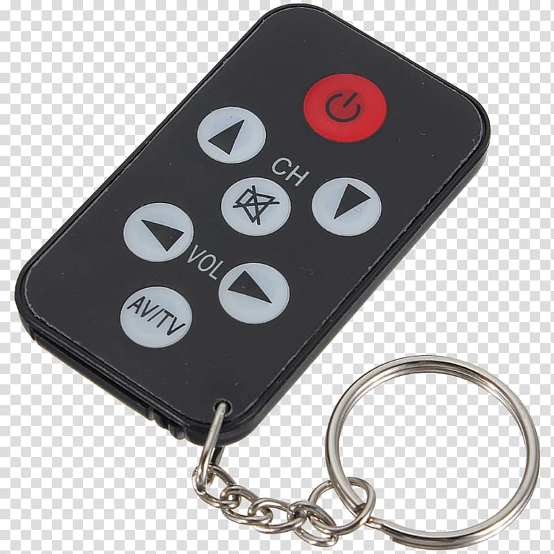 Remote Controls Infrared Key Chains Universal remote Television set, remote control transparent background PNG clipart