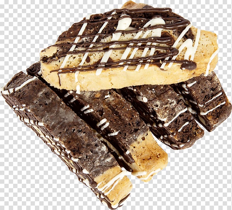 Chocolate brownie Biscuits Fudge Turrón, almond biscotti transparent background PNG clipart