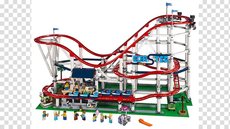 LEGO 10261 Creator Roller Coaster The Big Apple Coaster & Arcade Lift hill, taobao concession roll transparent background PNG clipart