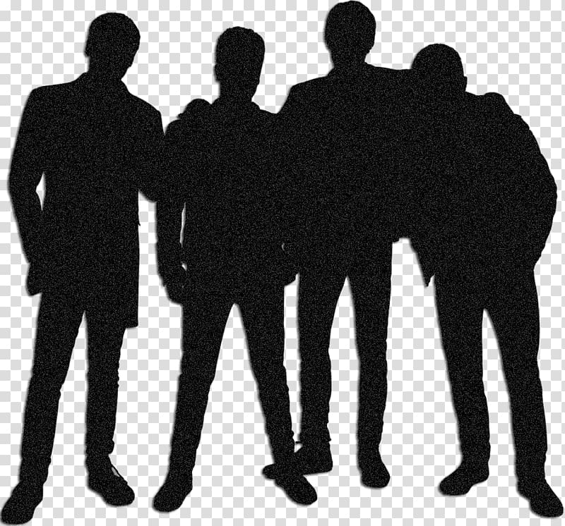 Big Time Rush Musician Film Windows Down, Silhouette group transparent background PNG clipart