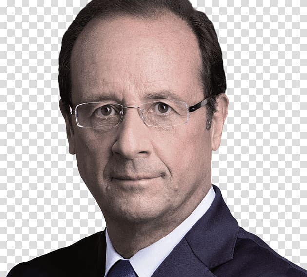 man seriously staring forward, François Hollande transparent background PNG clipart