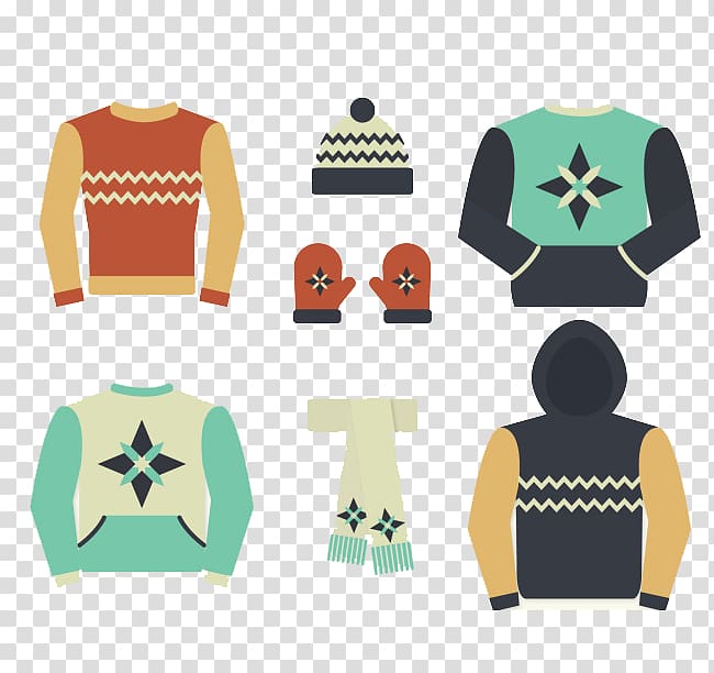 T-shirt Winter clothing Winter clothing Coat, Winter clothing transparent background PNG clipart