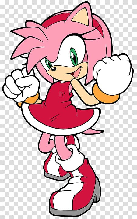 Amy Rose Sonic the Hedgehog Shadow the Hedgehog Tails Sonic Chaos, Cartoon Hedgehog transparent background PNG clipart