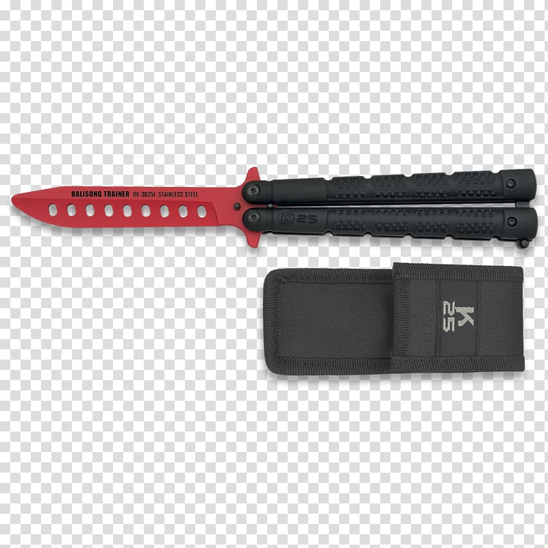 Butterfly knife Pocketknife Blade Shocknife, knife transparent background PNG clipart