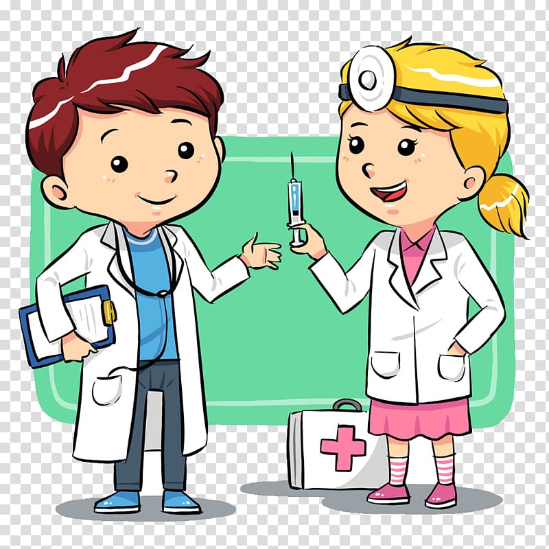 Cartoon Physician , Doctor cartoon illustration transparent background PNG clipart