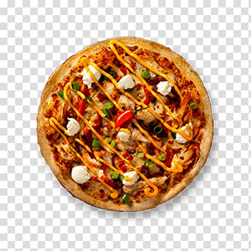 California-style pizza Tandoori chicken Roast chicken, pizza transparent background PNG clipart