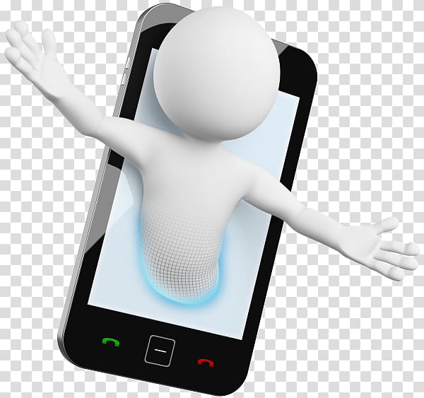 Fotosearch , 3d Man Phone transparent background PNG clipart