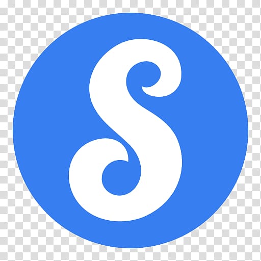white and blue S logo art, blue spiral area text symbol, Media songza transparent background PNG clipart