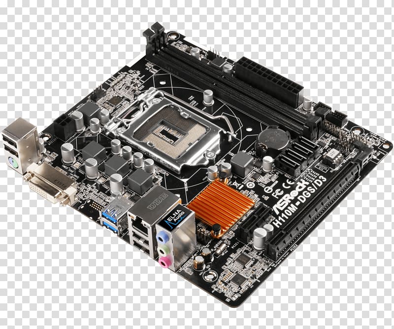 Intel LGA 1151 LGA 1155 CPU socket microATX, intel transparent background PNG clipart