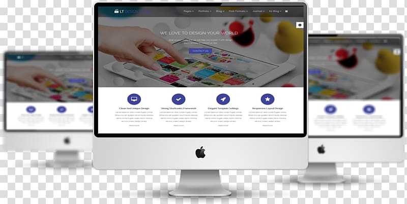 Responsive web design Web template system Beauty Parlour, WordPress transparent background PNG clipart