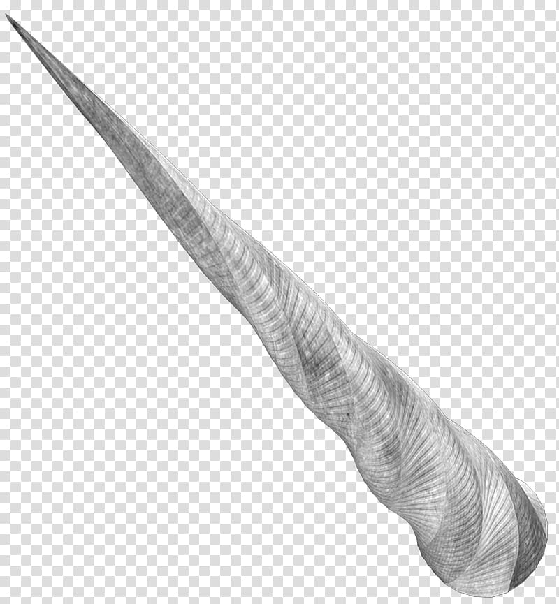 grey and white textile, Unicorn horn transparent background PNG clipart
