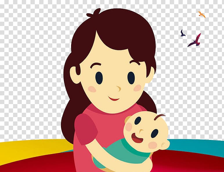 Mothers Day Breastfeeding Baby mama, Currently holding a child transparent background PNG clipart