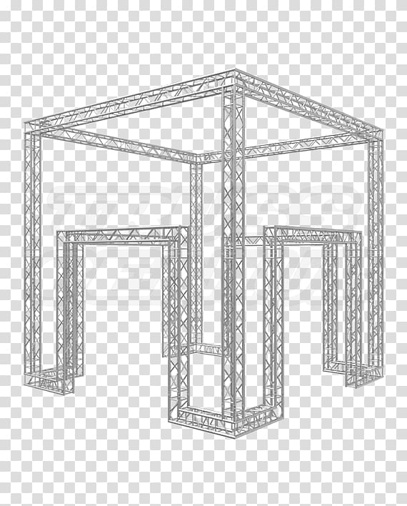 Truss Structure Trade Price, exhibition booth design transparent background PNG clipart