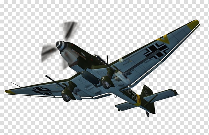 Military aircraft Airplane Propeller The Junkers Ju 87 Stuka, aircraft transparent background PNG clipart