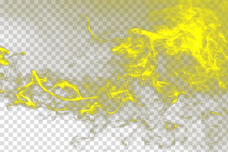 yellow smoke illustration, Graphic design Yellow , Yellow smoke transparent background PNG clipart