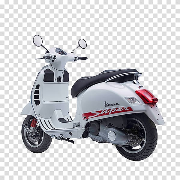 Piaggio Vespa GTS 300 Super Piaggio Vespa GTS 300 Super Motorcycle, white vespa transparent background PNG clipart