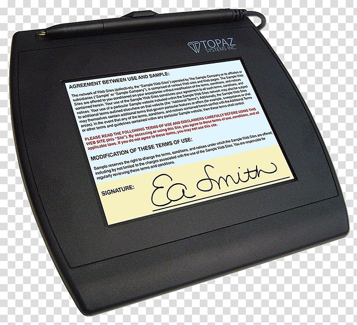 Electronic signature Electronics Digital signature Point of sale, others transparent background PNG clipart