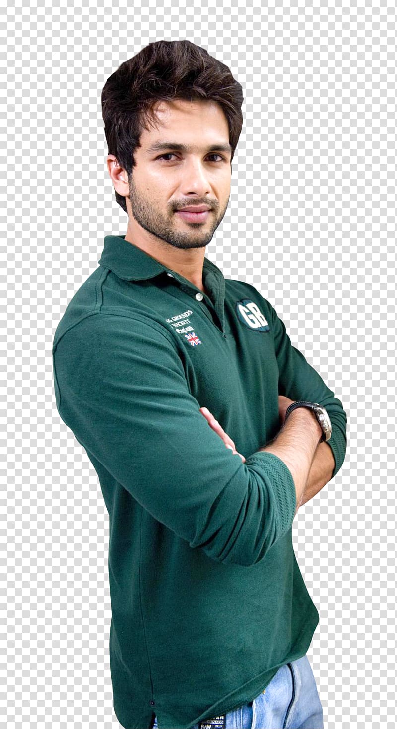 man in green long-sleeved shirt crossing his arms, Shahid Kapoor Actor Ishq Vishk Bollywood, Shahid Kapoor transparent background PNG clipart