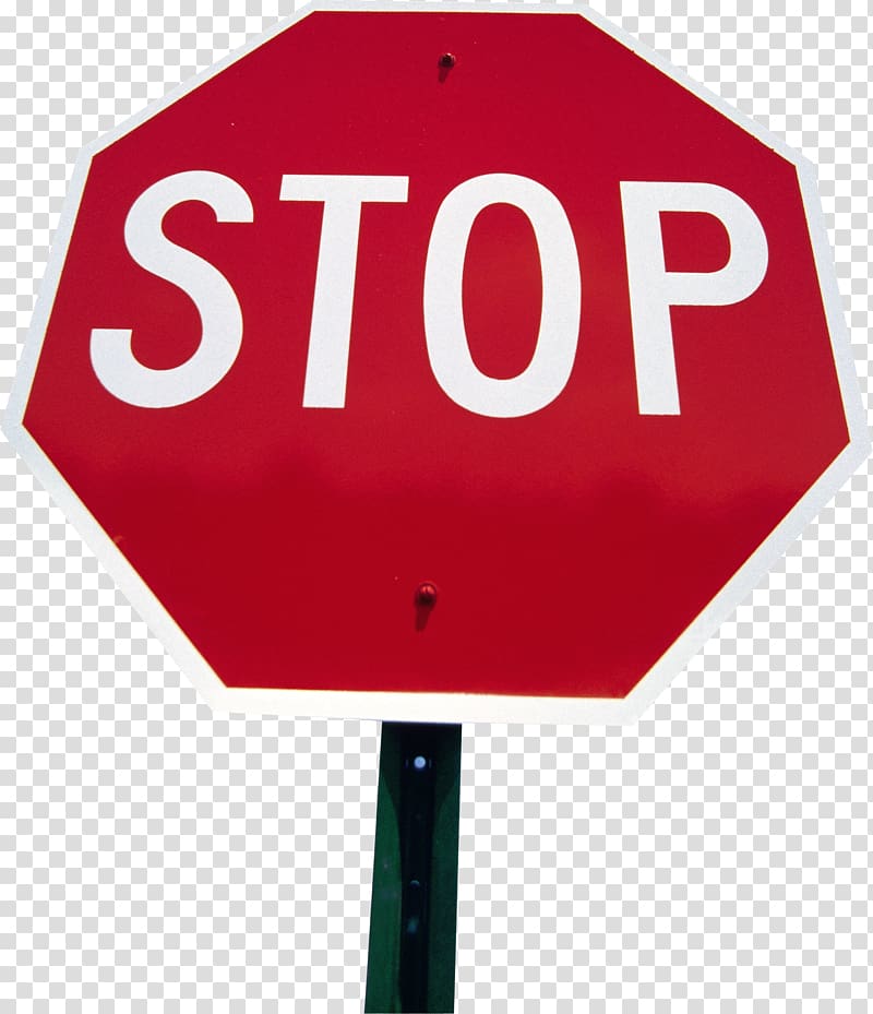 Sign stop transparent background PNG clipart