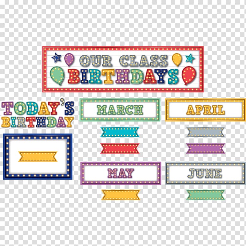 Classroom Student Bulletin board Birthday, notice board transparent background PNG clipart