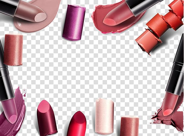 assorted-color lipstick , Nail polish Lipstick Lip gloss Cosmetics Make-up, Makeup Supplies transparent background PNG clipart
