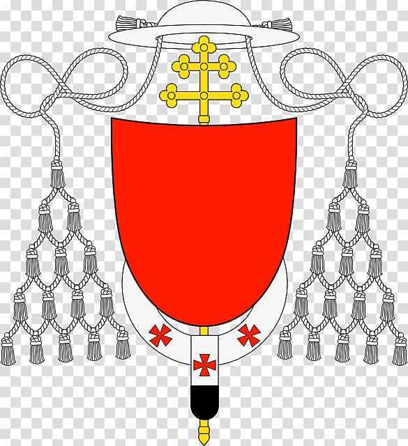 Escutcheon Galero Heraldry Cardinal Oberwappen, Rito transparent background PNG clipart