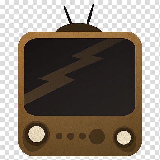 black and brown television illustration, electronics, Eyetv transparent background PNG clipart