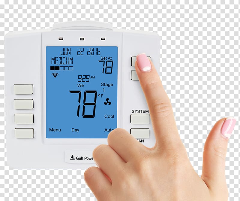 Programmable thermostat Smart thermostat Energy conservation, energy transparent background PNG clipart