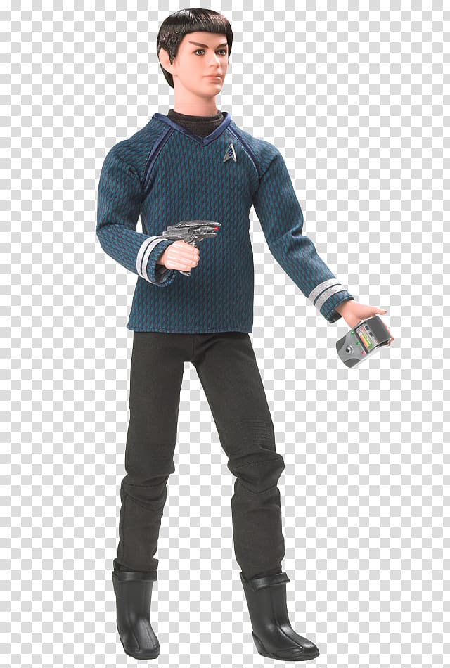Star Trek Ken Spock Uhura James T. Kirk, barbie transparent background PNG clipart