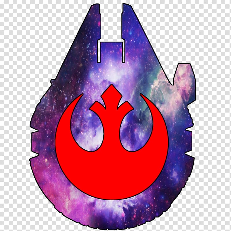 Rebel Galaxy Millennium Falcon Star Wars Symbol Tattoo, Millennium Falcon transparent background PNG clipart