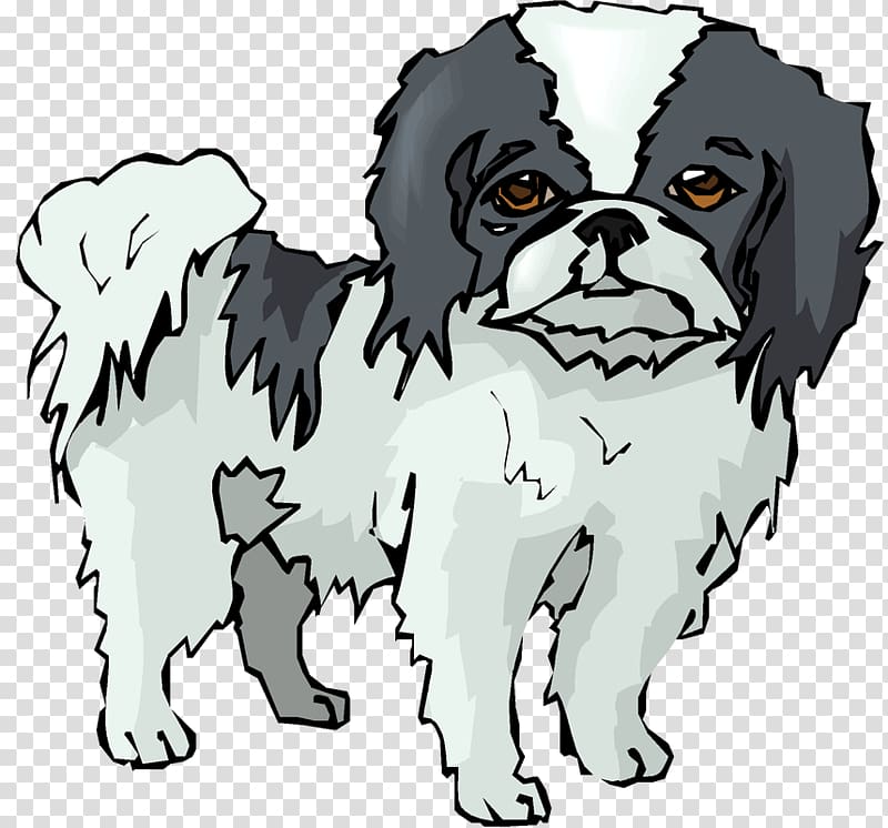 Dog breed Puppy Japanese Chin Toy dog Spaniel, puppy transparent background PNG clipart