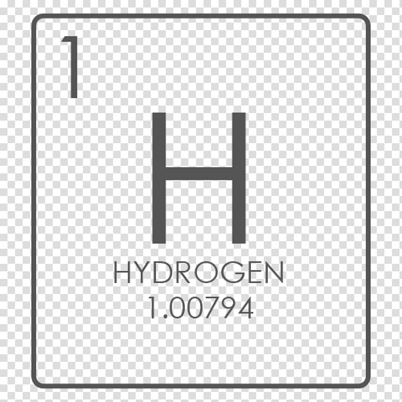 Hydrogen text, Hydrogen Chemical element Symbol Periodic table Chemical compound, element transparent background PNG clipart